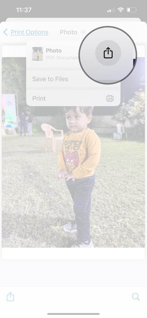 Save Photo to PDF on iPhone
