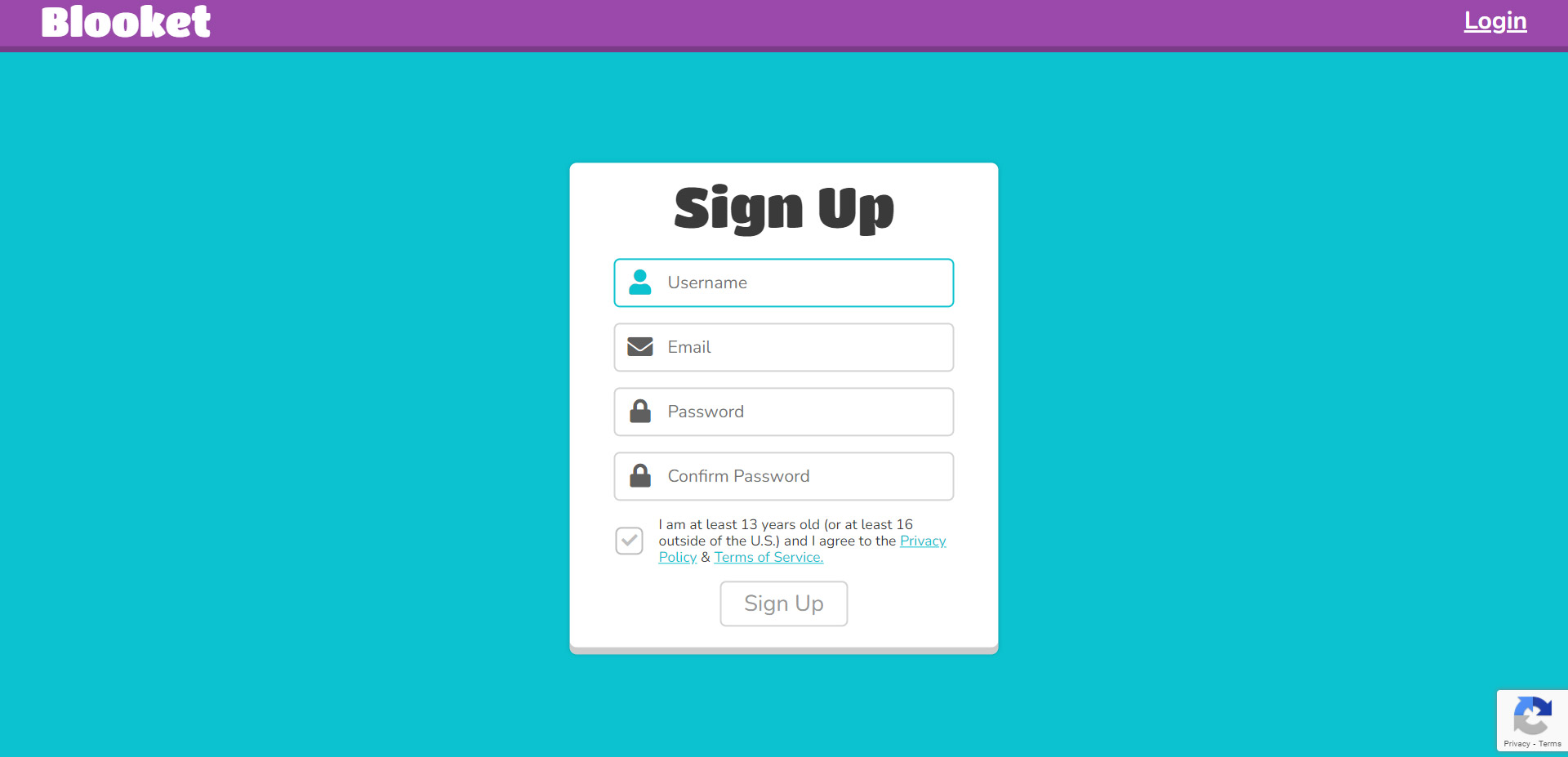 Blooket Sign Up